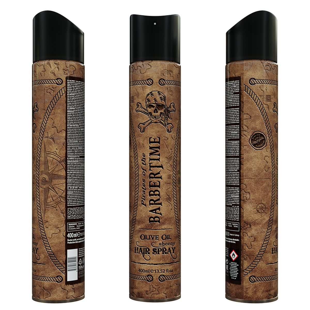 Barbertime hajlakk fényes olívaolaj 400ml