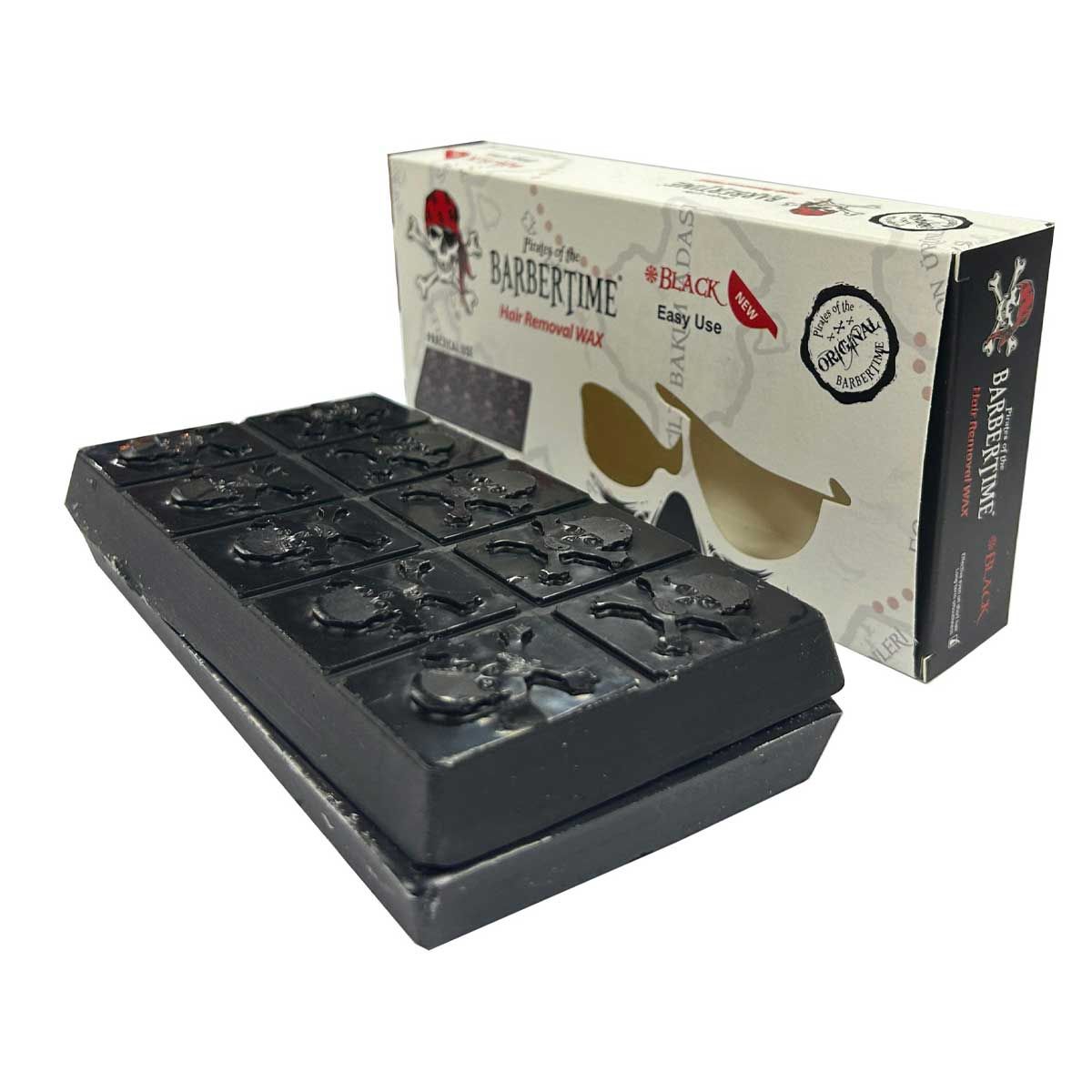 Cera depilatória Barbertime preta 500gr.