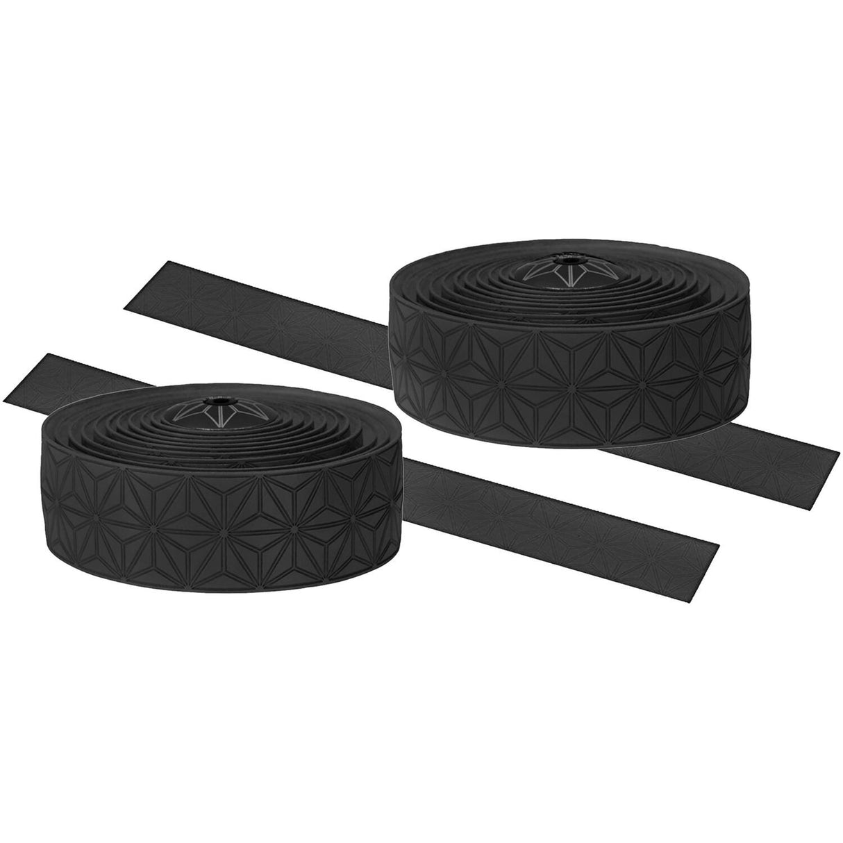 Supacaz Super sticky kush single color handlebar tape black including aluminum handlebar plug