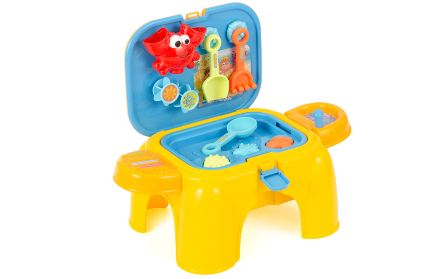 Toys de plage compacts sableux et nappe phréatique avec accessoires 16 pièces