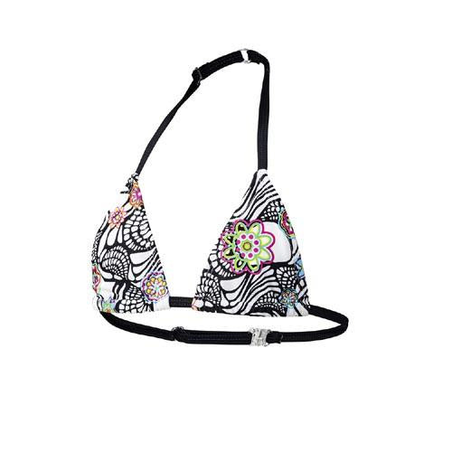 Beco Bikinitop Mix It Girls Polyester Black White Size 176