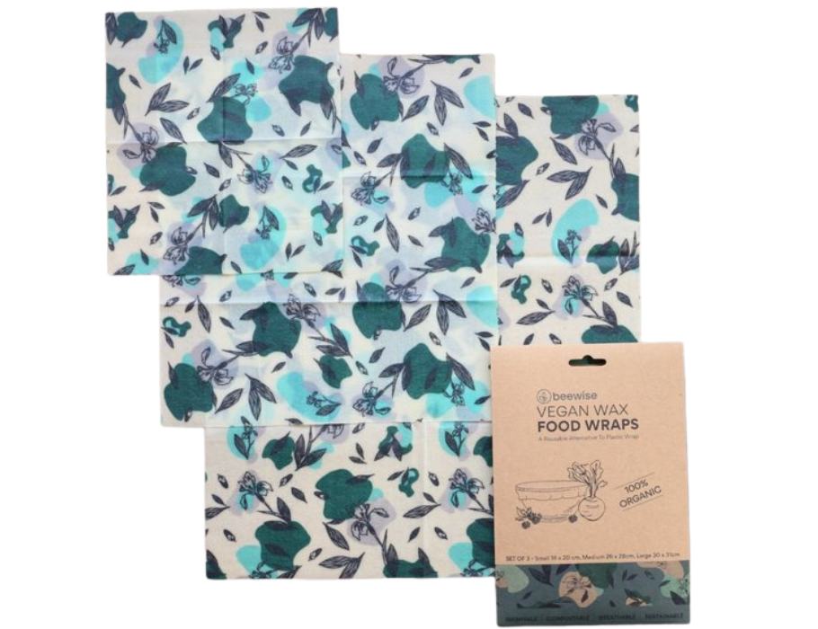 Confezioni per alimenti vegane Beewise - set da 3 - blu