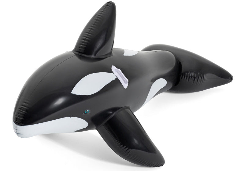 Bestway Inflatable Orca Toy 183cm Black and White