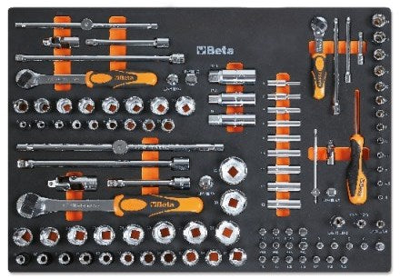 Beta mmv105 soepele voorgevormde kunststof inzetbakken mm105 leeg - 024590105 024590105