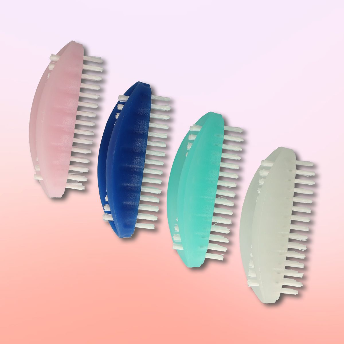 Bath fun nail brush frosted assorted