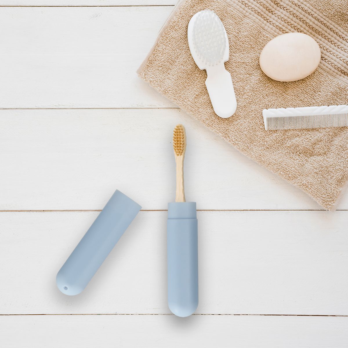 Bath fun tandenborstelhouder frosted xl assorti