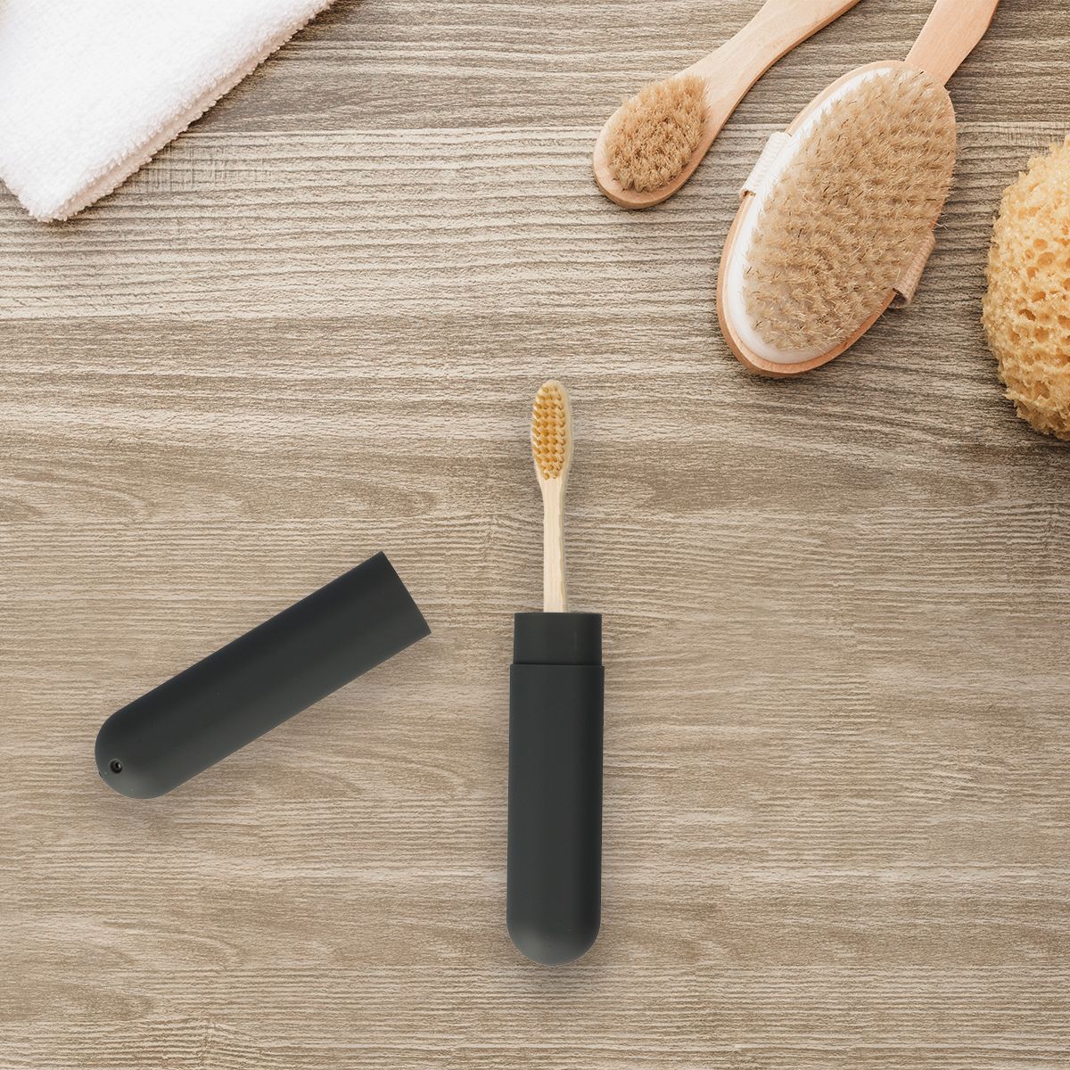 Suporte para escova de dentes divertido para banho com toque suave sortido