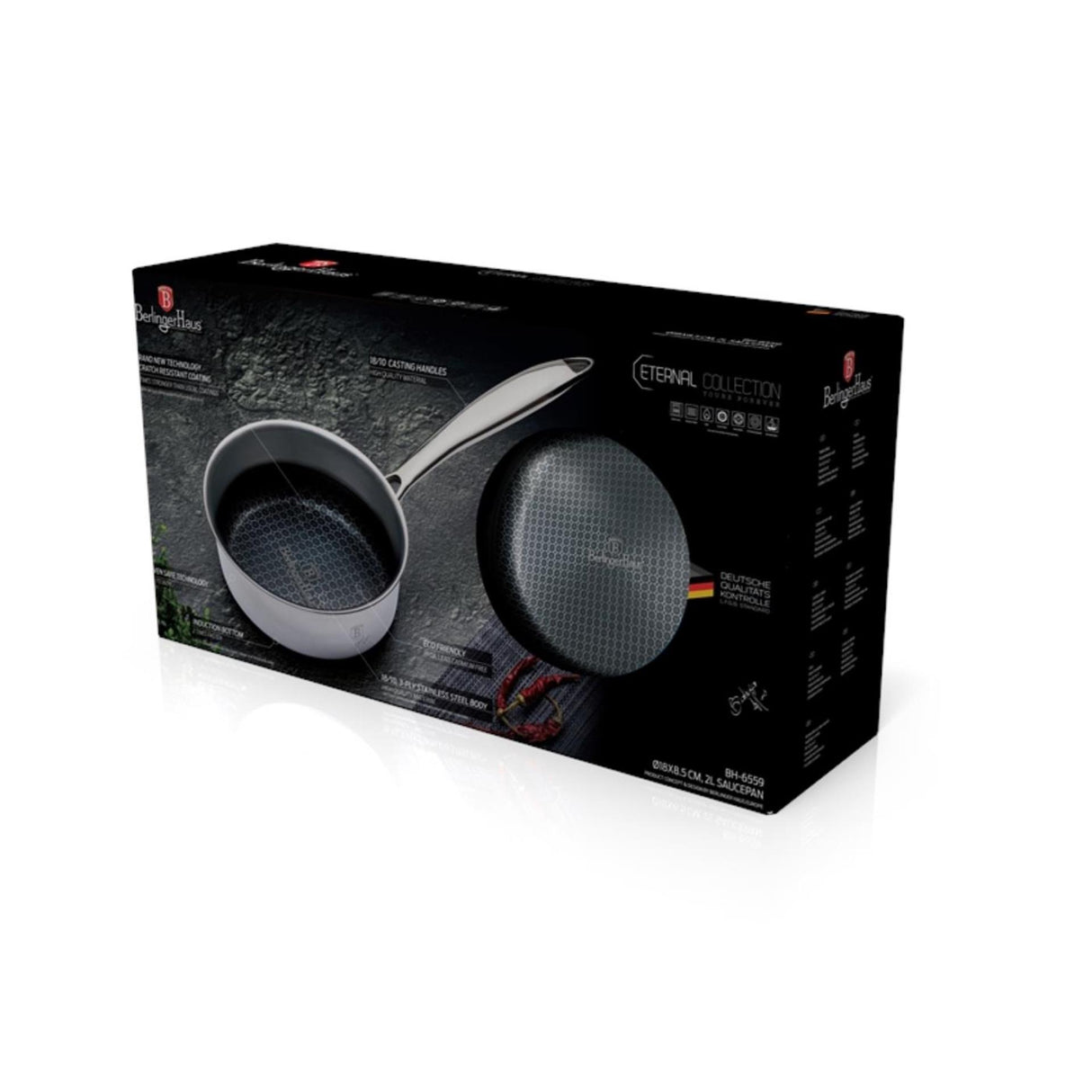 Berlingerhaus steelpan 18 eterna coating