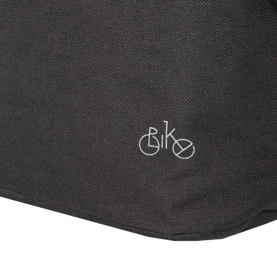 Torba rowerowa na kierownicę z paskiem na ramię, nylon 6l, czarna