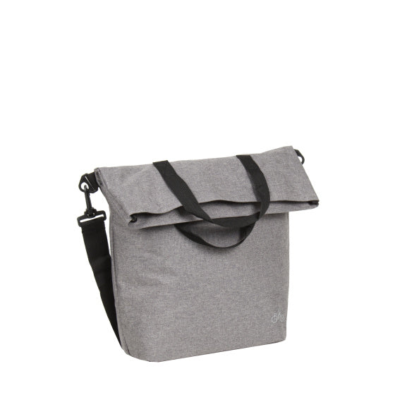 Bike drops shopper bicycle bag with shoulder strap nylon 12l gray