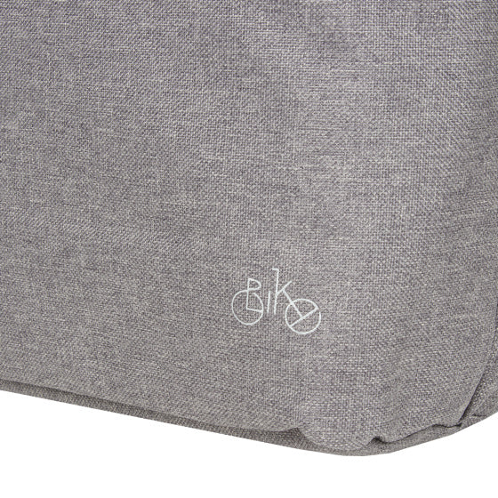 Bike drops shopper bicycle bag with shoulder strap nylon 12l gray
