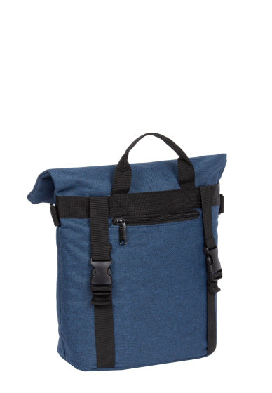 Bike drops handlebar bag with shoulder strap nylon 6l navy