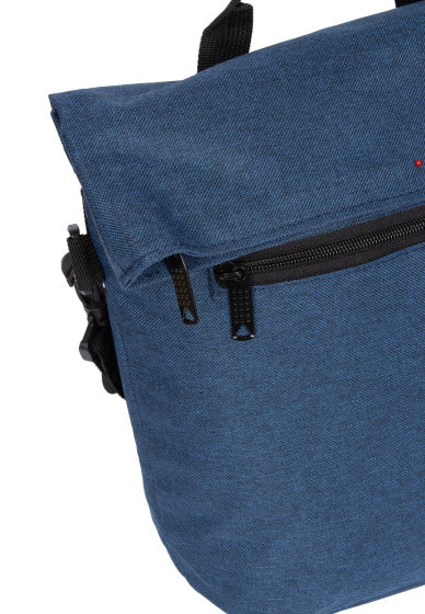 Bike drops handlebar bag with shoulder strap nylon 6l navy