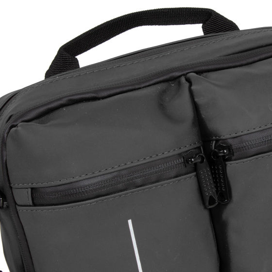 Sykkelsprut vannavstøtende styreveske med skulderstropp 3l sort