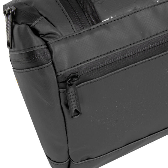 Cykelstænk vandafvisende styrtaske med skulderrem 5l gul