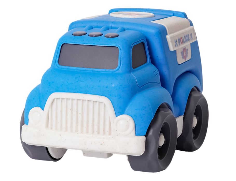 Bio toys bioplastic police car