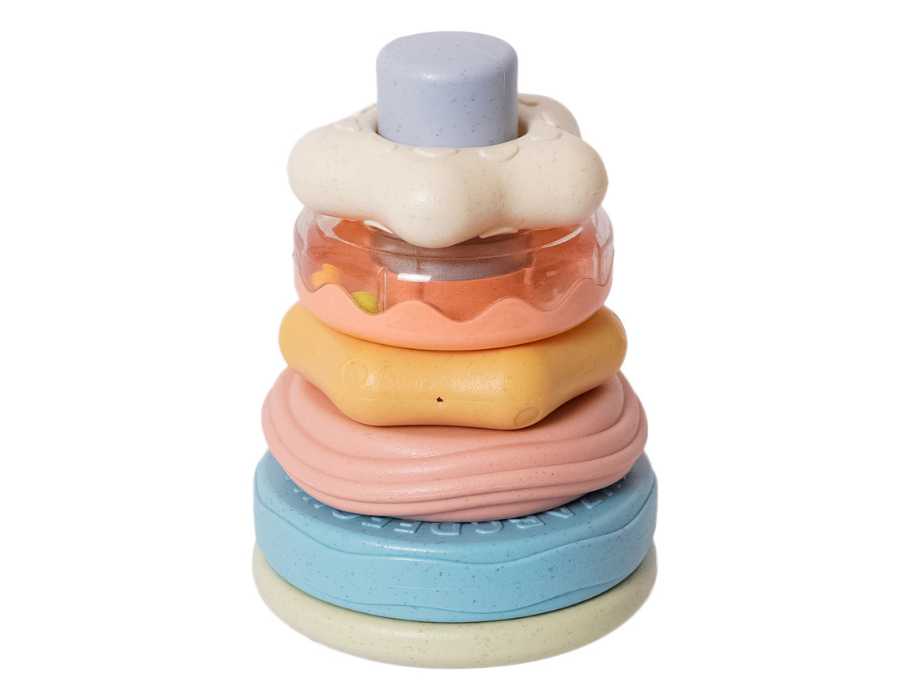 Bio toys stacking tower (7 pieces)