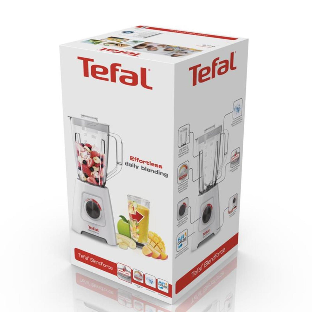 Tefal Blender Blendforce II Plastic White