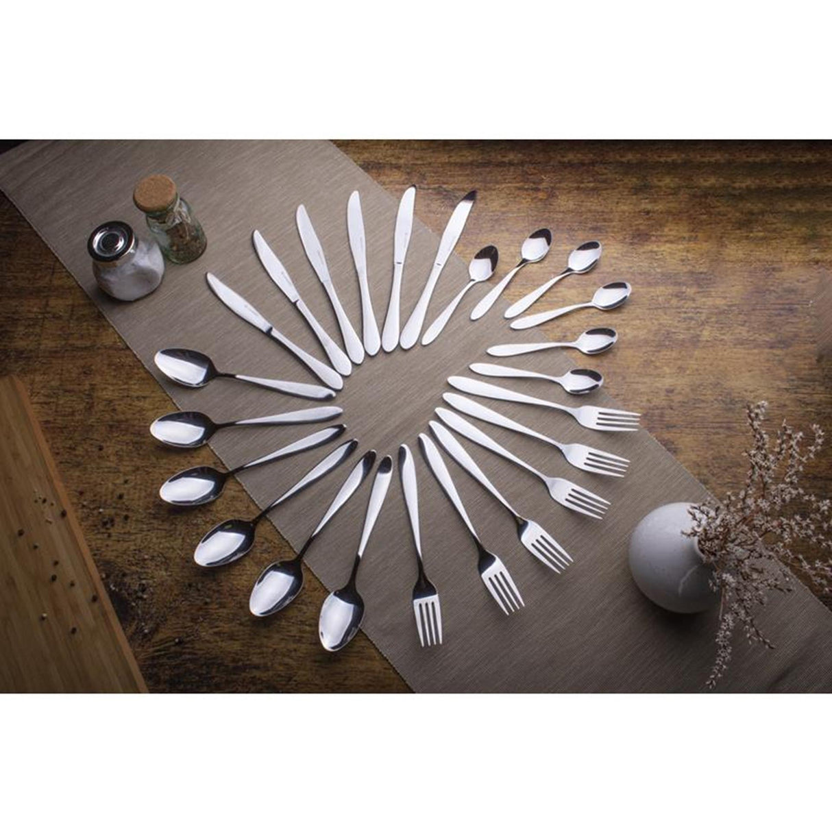 Blaumann bestekset 24dlg rvs mirror