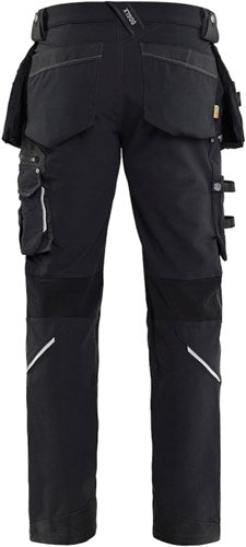 Blåkläder werkbroek 4-weg stretch x1900 19981644 | zwart | maat c152 - 7330509657690