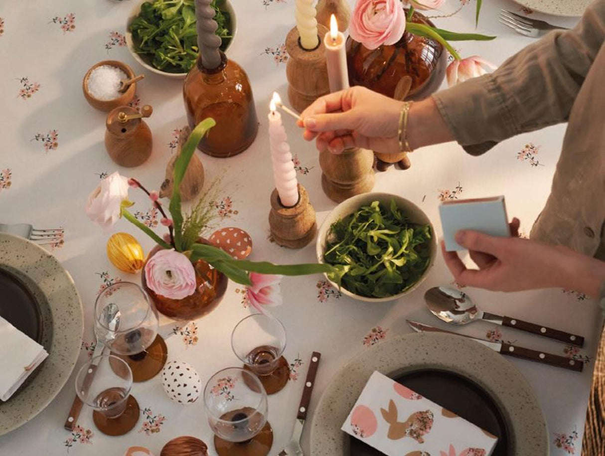 Duni Easter napkins blooming bunnies 24x24 cm