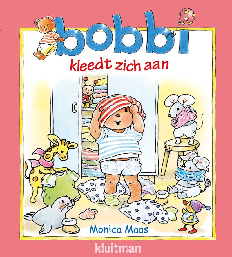 Kluitman bobbi kleedt zich aan
