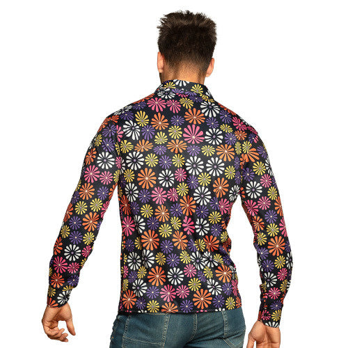 Boolland Blummen Shirt Männer polyester Gréisst l
