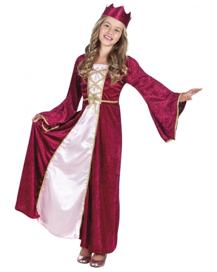 Boland Children's Costume Renaissance Queen Red size 152 164