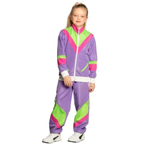 Boland Tracksuit Retro Junior Polyester méret 10-12 év