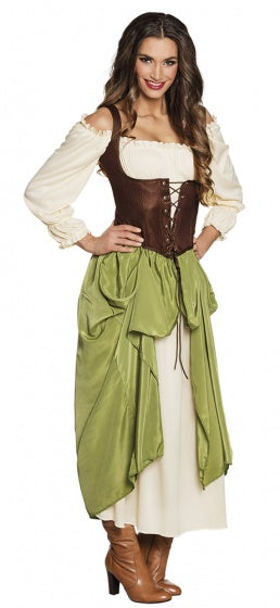 Boland Dress up костюм Village Wench Ladies Green Размер 36 38