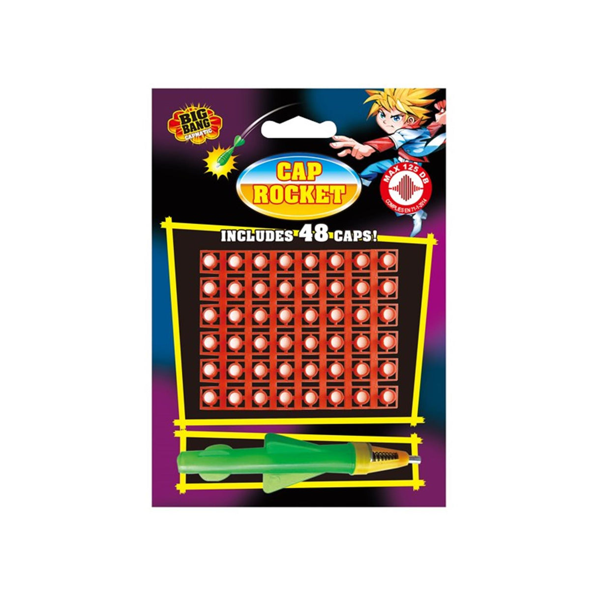 Broekhoff bommetje met munitie 48 schots