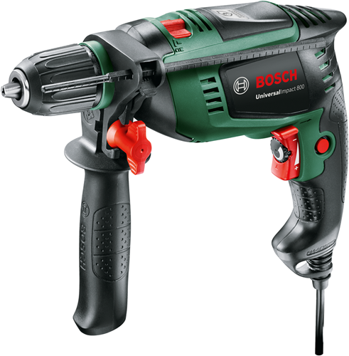 Bosch groen universalimpact 800 klopboormachine in koffer - 800w - 0603131100