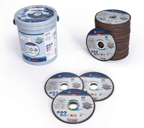 Bosch lisävarusteet 100x leikkauslevy inox (ruostumaton teräs) 125x1x22.23 ämpärissä - 2608626113