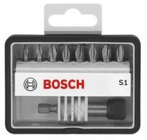 Bosch tillbehör bitset | extra hårt s1 | robustline | 9 delar | 2607002560 - 2607002560