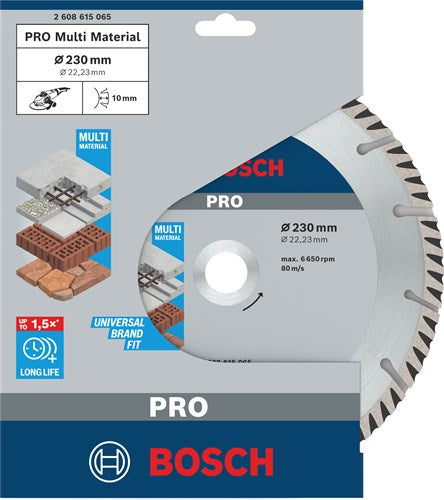 Bosch tillbehör diamantkapskiva standard för universal 230 mm - 2608615065