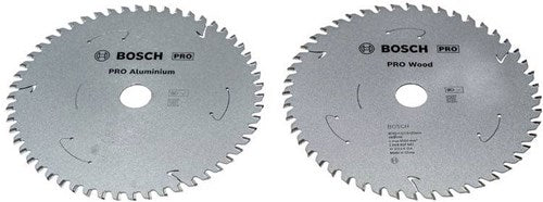 Bosch accessories pro wood aluminum circular saw blades | 165mm | cordless | 2 pieces - 2608644733