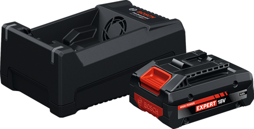 Set de iniciación a batería azul bosch exba18v-40 | 1x exba18v-40 + cargador gal 12v 18v-80 - 1600a0373m
