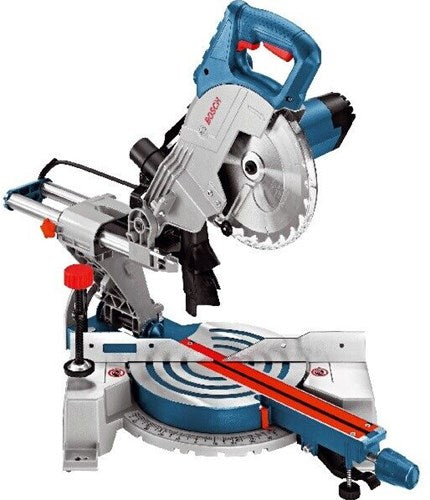 Bosch blå gcm 80 sj kapsåg | 216mm 1400w | med 2 cirkelsågblad - 0601b19001