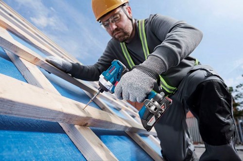 Bosch blue gdr 18v-215 akkuiskuruuvimeisselin runko | ei sisällä akkuja ja laturia - 06019n2020