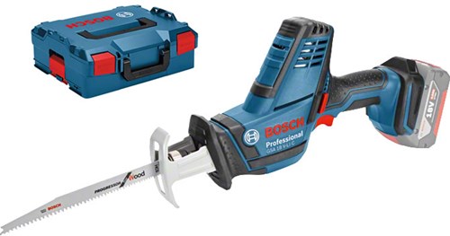 Bosch blå gsa 18 v-li c professionell sladdlös kolvsåg | utan batterier och laddare | i l-boxx - 06016a5001