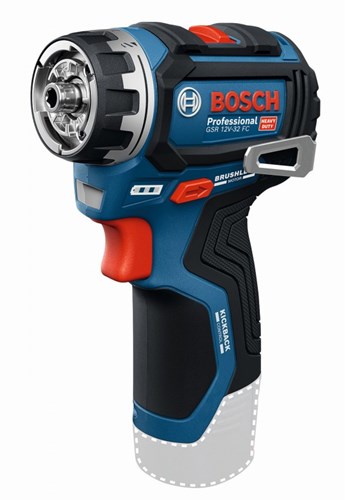 Taladro inalámbrico profesional bosch gsr 12v-32 fc azul - flexiclick | sin baterías ni cargador - 06019n7100