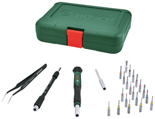 Zeleni set natančnih izvijačev Bosch | 24-delni - 1600a039ht