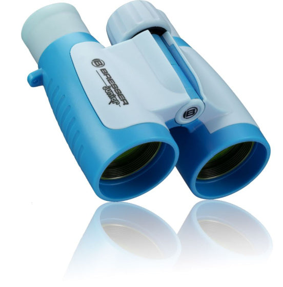 Binoculars de Bresser Junior 10.5 cm de goma azul