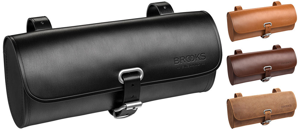 Brooks Challenge Satteltasche Leder -Werkzeugtasche Unnisex Fahrrad Schwarz schwarz