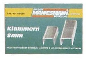 Brüder mannesmann häftklamrar 8 mm för 48410 20 30 40 (hobby) - 48411