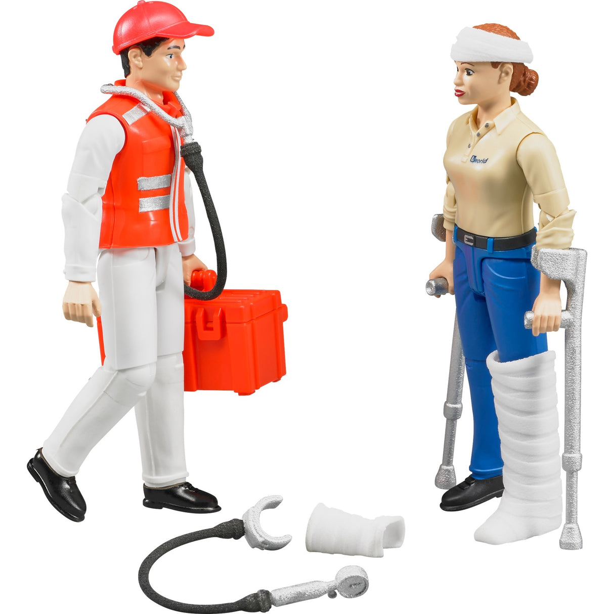 Bruder Bworld Rescue Service Figur Set