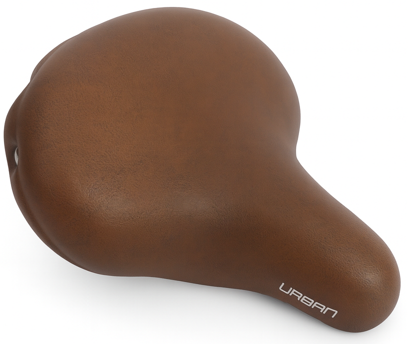 Bicycle Saddle Urban XL - Matt Dark Brown (sulla mappa)