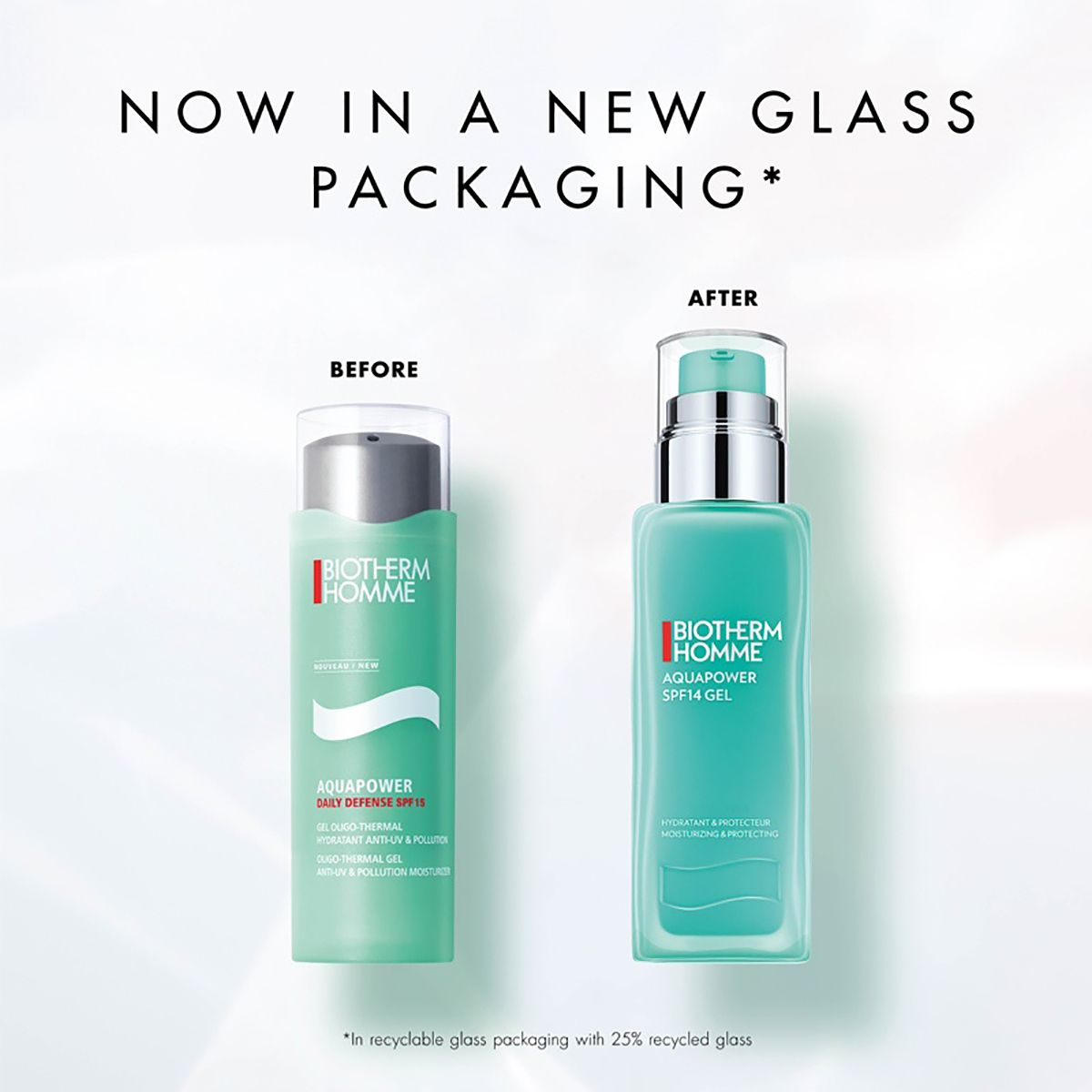 Biotherm aquapower spf14 gel za moške 75 ml