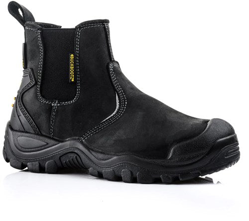 Buckbootz instapper bsh006 hoog s3 + kn | zwart bsh006bk | maat 46 - 00.176.027.46
