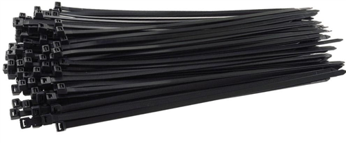 Bundelband 920x9mm zwart zak=100 | 100 stuk stuks